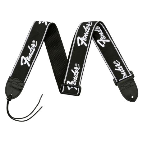 FENDER STRAP RUNNING LOGO STRAP BLACK