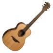 LAG ELECTRIC ACOUSTIC GUITAR TRAVEL RED CEDAR ELECTRO