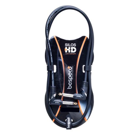 BESPECO PATCH CORD 0,3m JACK TO JACK ANGLED