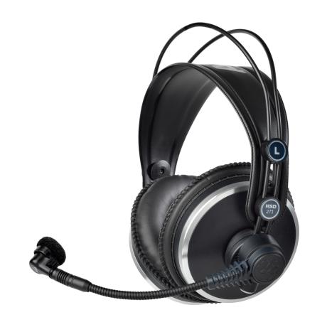 AKG CLOSED-BACK DESIGN HEADPHONES + MIC AUTO MUTE