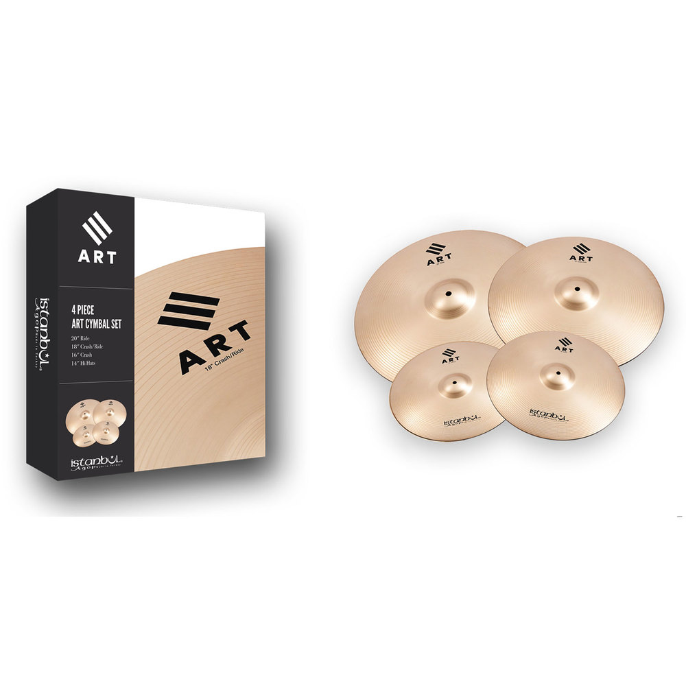 ISTANBUL CYMBAL SET AGOP , ART SERIES 14'', 16'', 20''