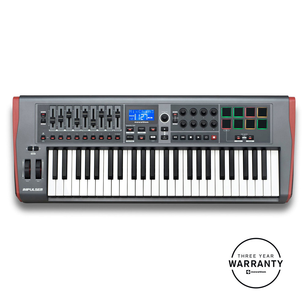 NOVATION USB MIDI CONTROLLER 49 KEYS
