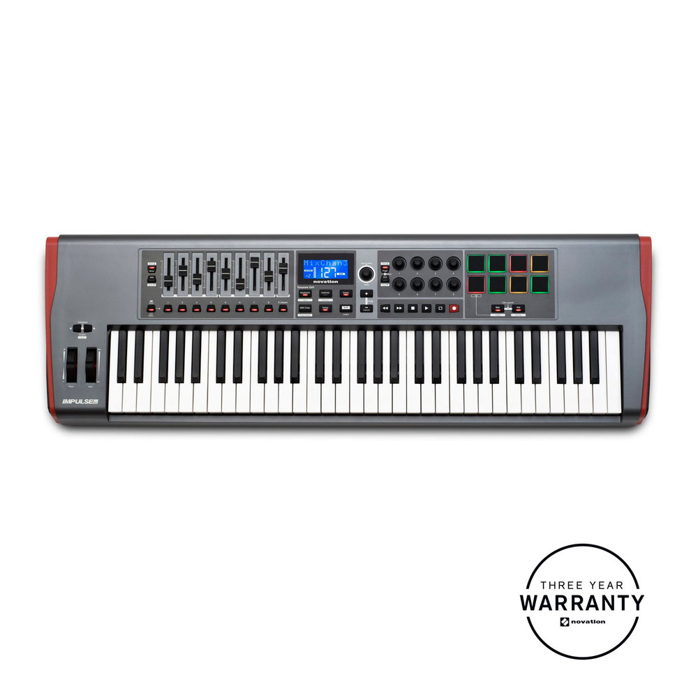 NOVATION USB MIDI CONTROLLER 61 KEYS