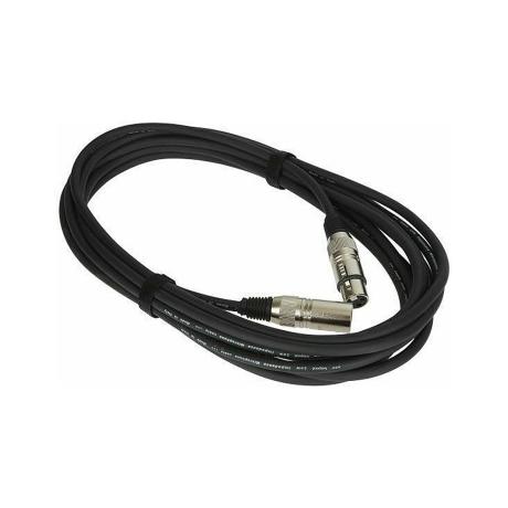 BESPECO IRON MIC CABLE 3m BLK(XLR-XLR) ΜΙΚΡΟΦΩΝΙΚΟ ΚΑΛΩΔΙΟ