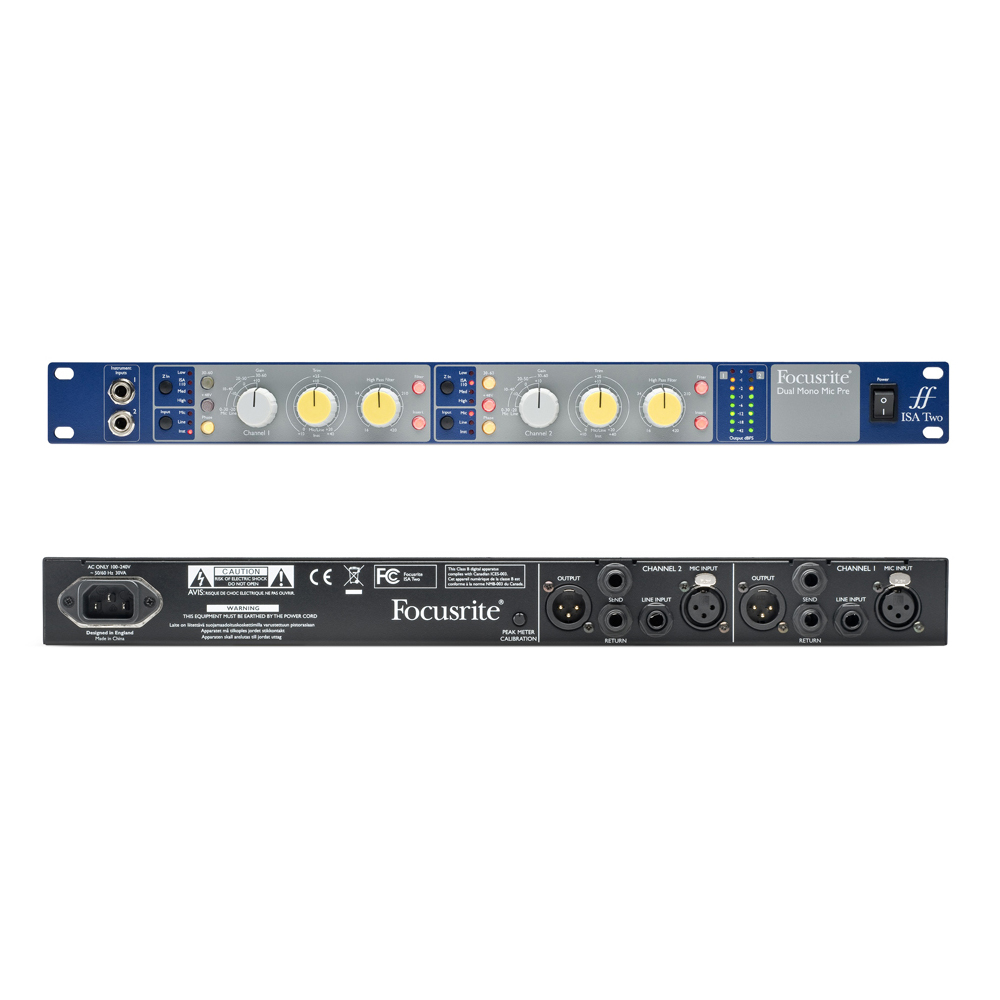 FOCUSRITE-PRO TWO CHANNELS MIC PRE