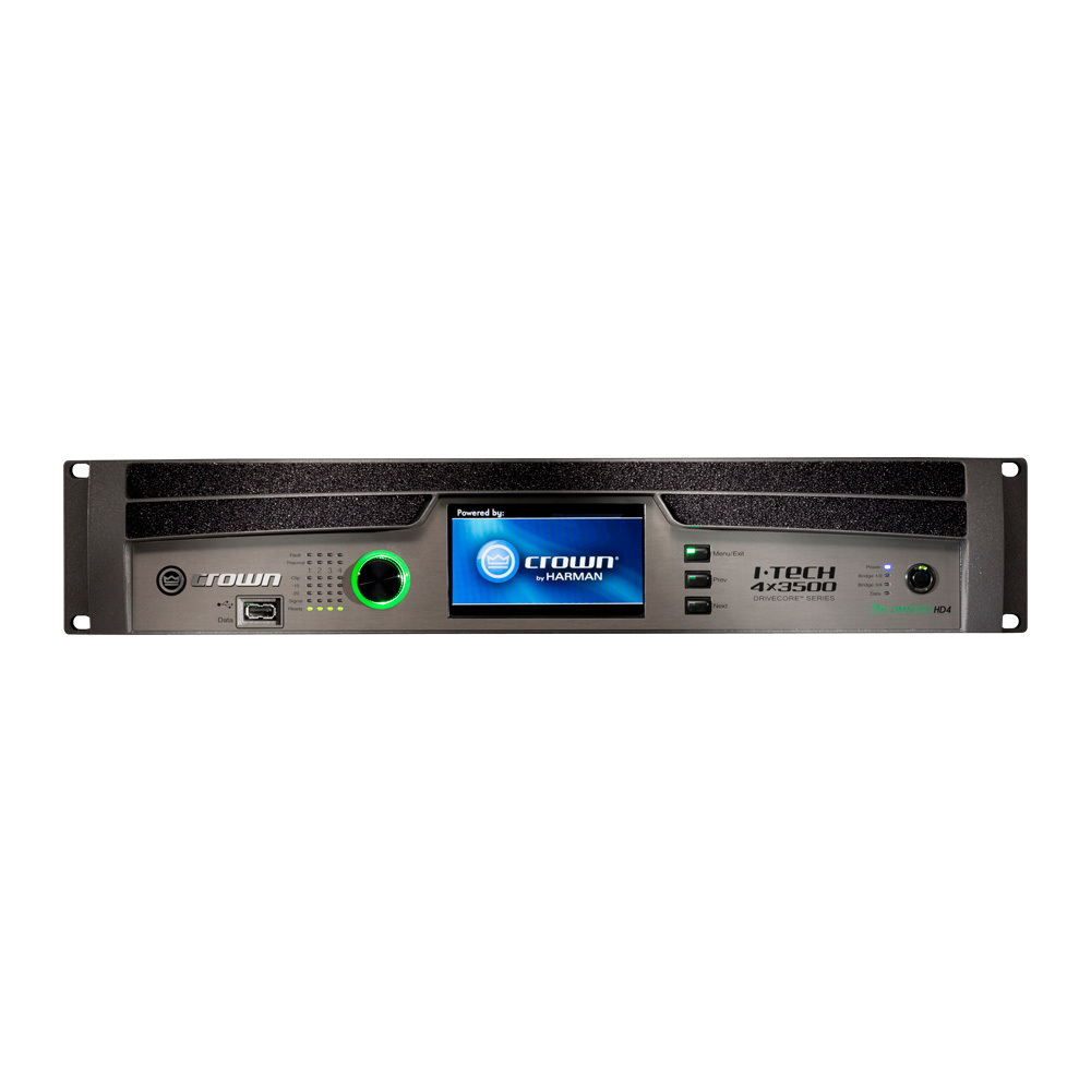 CROWN POWER AMPLIFIER 4x4000W DSP BIND POST