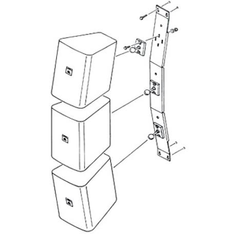 JBL VERTICAL COLUMNAR ORIENTATION OF UP TO 3 SPEAKERS CONTROL 23