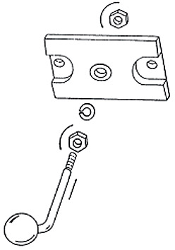 JBL CEILING MOUNT ADAPTER FOR CONTROL 29 BLACK