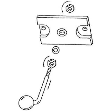 JBL CEILING MOUNT ADAPTER FOR CONTROL 29 BLACK