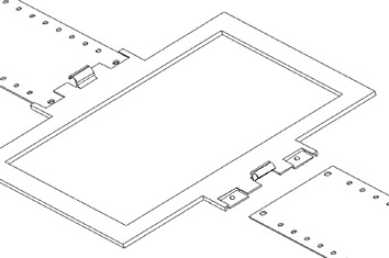 JBL ROUGH-IN FRAME FOR NEW CONSTRUCTION INSTALLATION TO WALLSTUDS FOR CONTROL 128