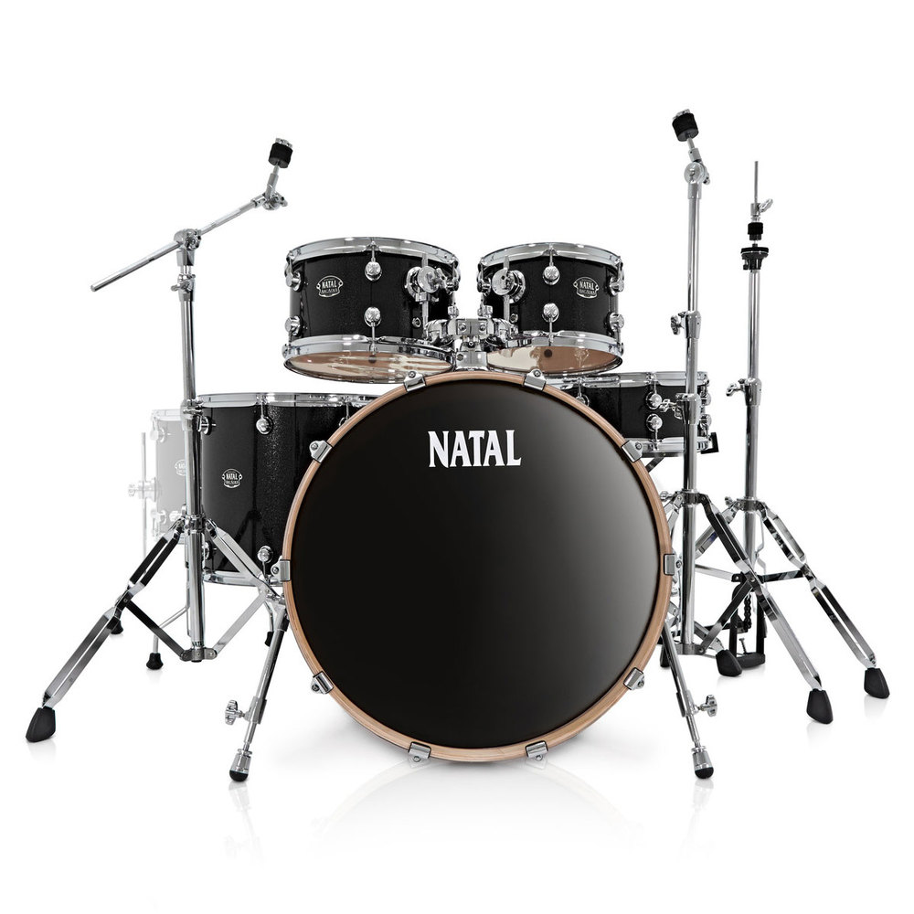 NATAL ARCADIA FUSION DRUM SET BLACK