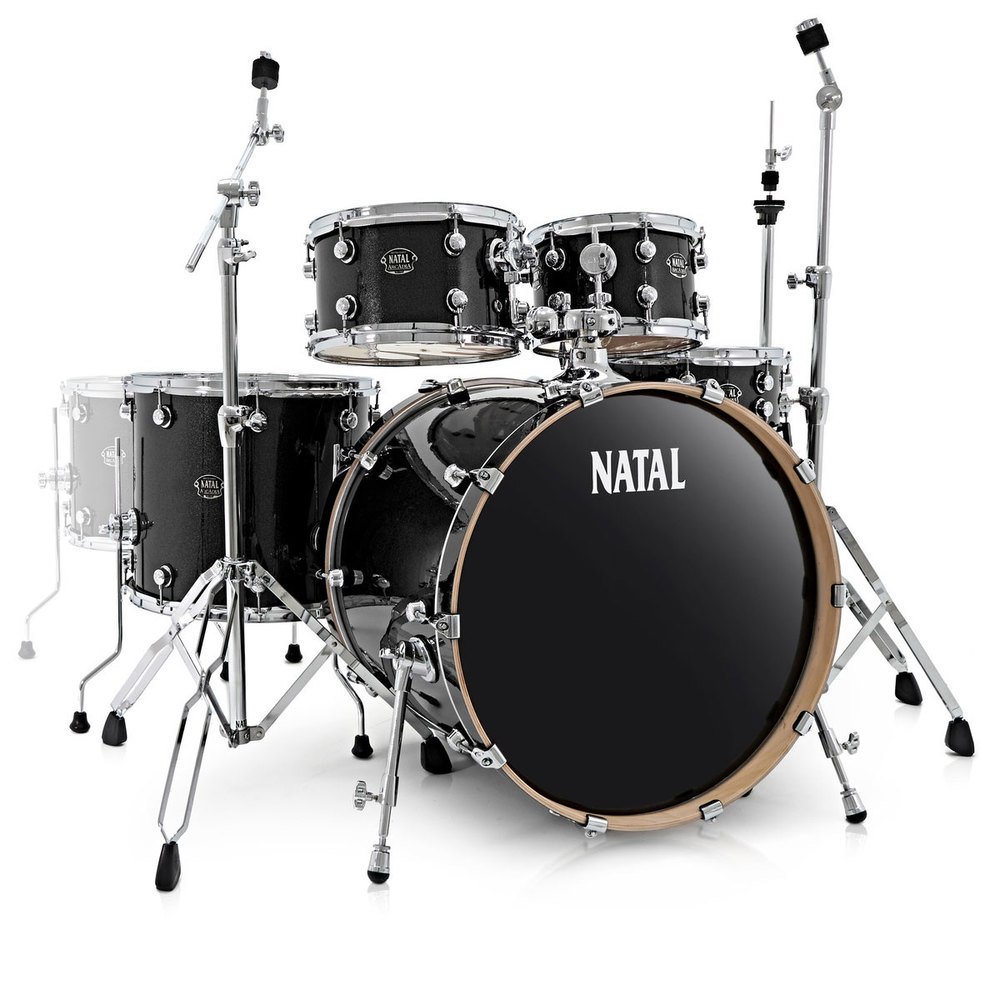 NATAL ARCADIA FUSION DRUM SET BLACK