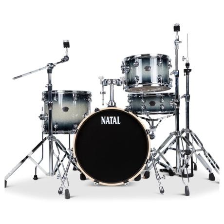 NATAL ARCADIA TJ KIT  BLACK/SILVER SPARKLE FADE