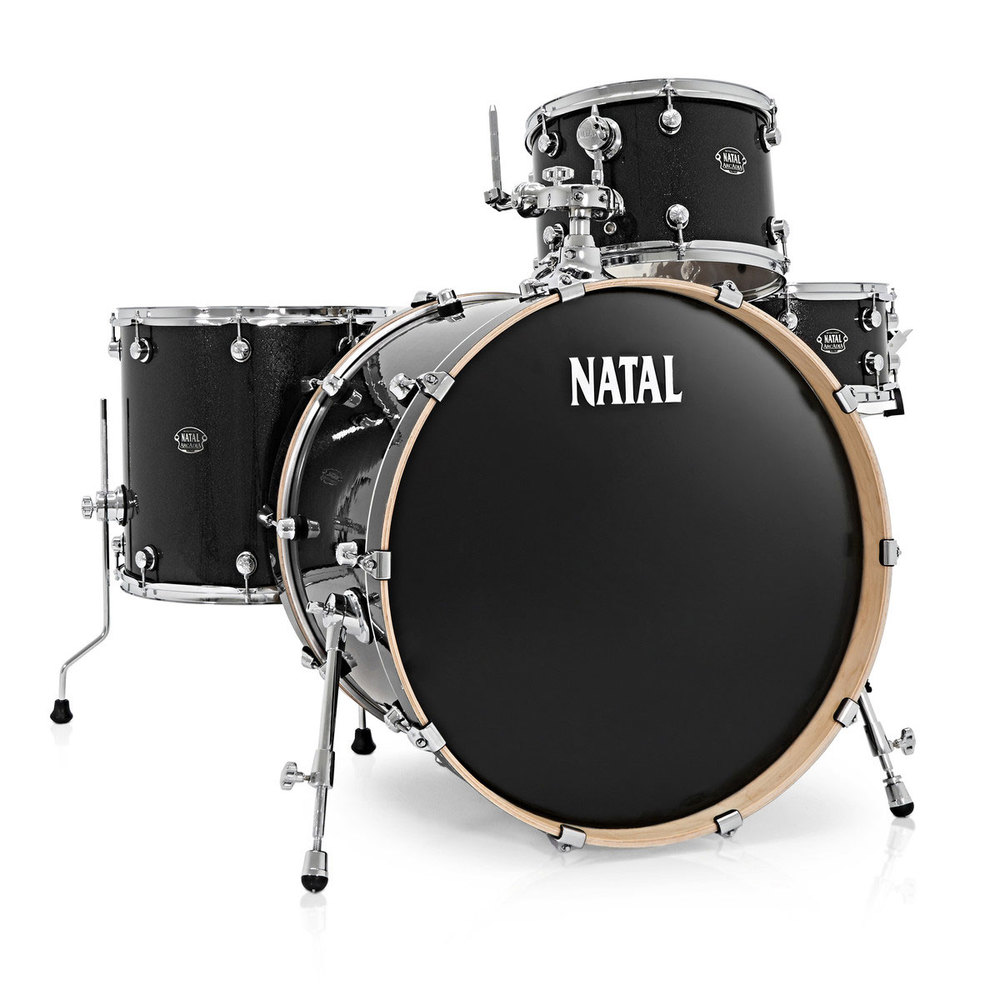 NATAL ARCADIA ROCK DRUM SET ,BLACK