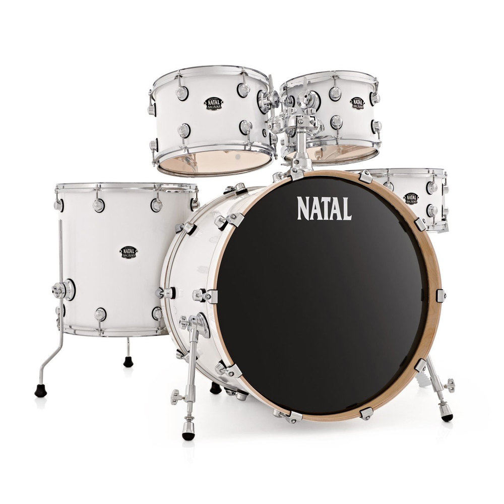 NATAL ARCADIA UF22 PACK        BIRCH SHELL, NO HARDWARE WHITE