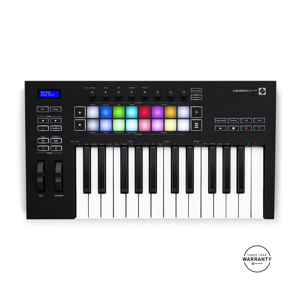 NOVATION USB MIDI CONTROLLER 25 ΔΥΝΑΜΙΚΩΝ ΠΛΗΚΤΡΩΝ