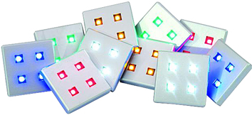 EUROLITE BUILT-IN 4-LED MODULE ΜΠΛΕ