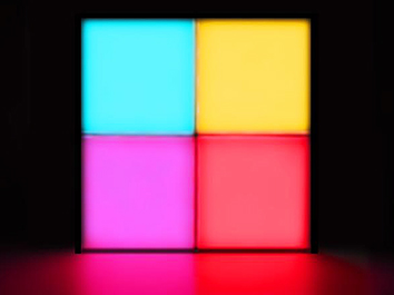 EUROLITE LED RGB PANEL SPLIT TO 4 SECTORS  WITH ΙR CONTROL