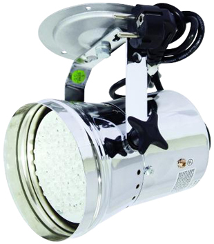 EUROLITE PINSPOT WITH WHITE LEDS SILVER