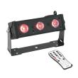 EUROLITE LED ΜΠΑΡΑ ΜΑΥΡΗ 3X12W, 6/1, RGBAW+UV