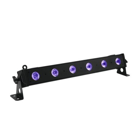 EUROLITE LED ΜΠΑΡΑ ΜΕ 6Χ1W UV LEDs, 14°