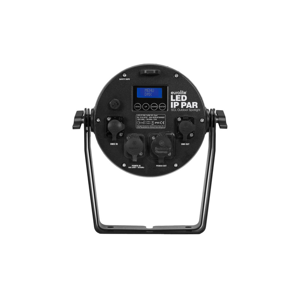 EUROLITE Weather-proof (IP65) spotlight with 7x7in1 LED