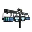 EUROLITE Bar with 2 derbies, 2 spots, white strobe LEDs