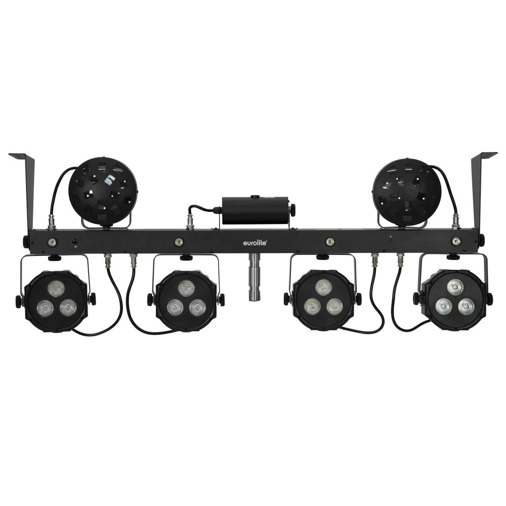 EUROLITE Bar with powerful spots, UV strobe LEDs, laser