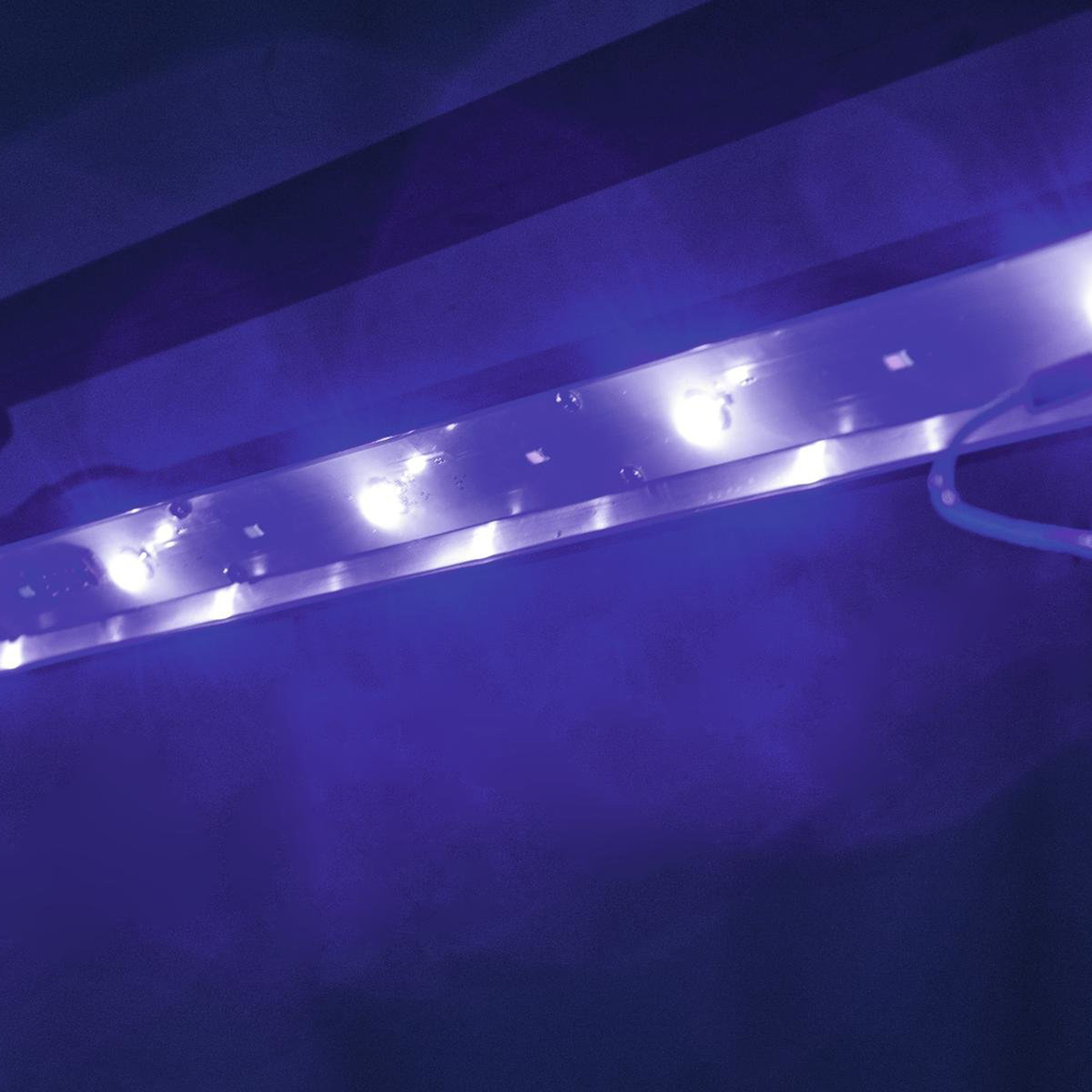 EUROLITE SET WITH FLOWER EFFECT, WASHLIGHT AND BLACK LIGHT/STROBOSCOPE BAR