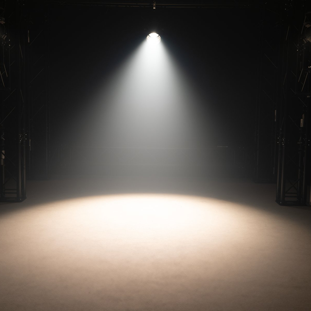 EUROLITE LED PAR 100W WARM WHITE AND MANUAL ZOOM BLACK