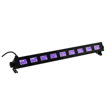 EUROLITE SIMPLE UV LIGHTING BAR WITH 9 X 1 W UV LED