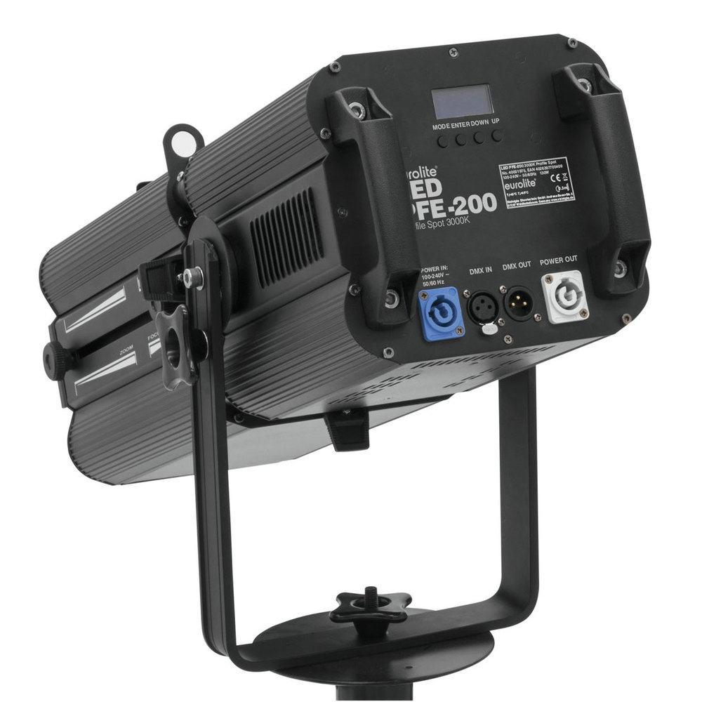 EUROLITE PROFILE SPOTLIGHT 200W WARM WHITE