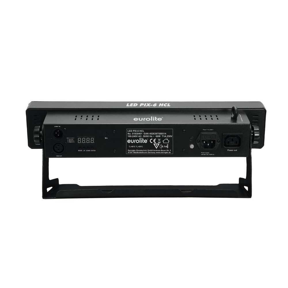 EUROLITE LED bar (44 cm) with 6 x 10 W 6in1 LED (RGBWA+UV)