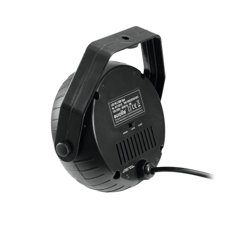 EUROLITE SMALL SPOT WITH 6 LEDS AND RGB COLOR CHANGE