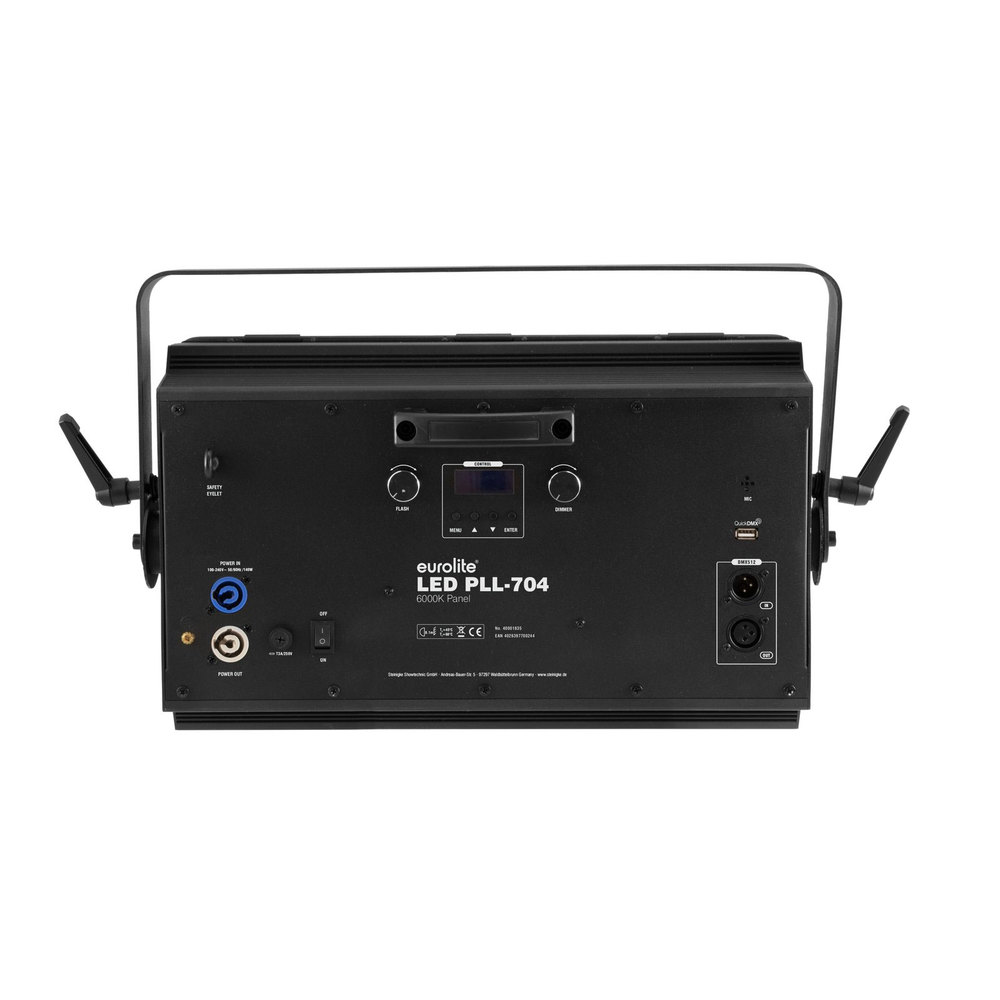 EUROLITE LED PANEL 6000K WITH 704 LED 2835, 4 LEAF BARNDOORS  & DMX