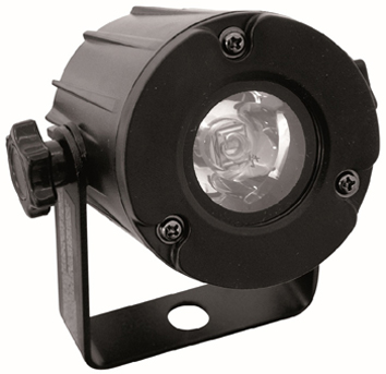 EUROLITE NARROW-BEAM PINSPOT WITH 3 W LED IN COLD WHITE