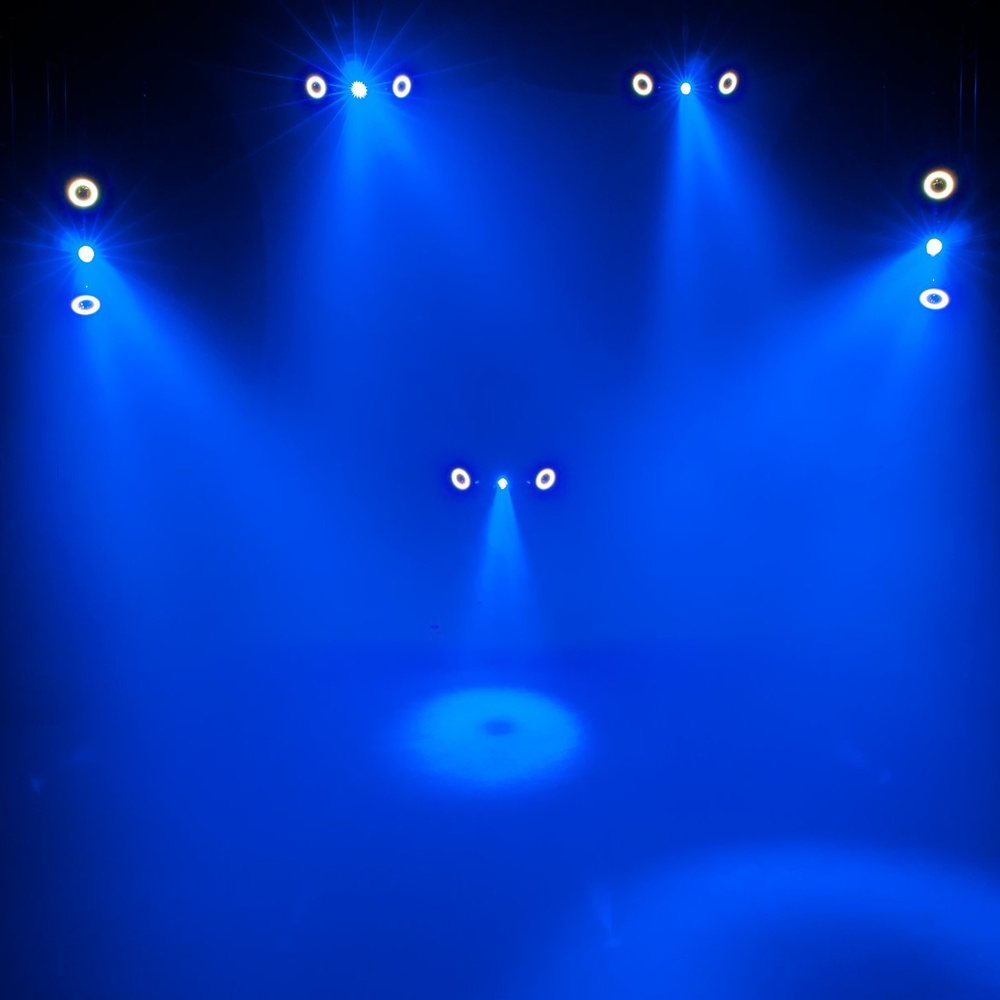 EUROLITE LED HYBRID ΦΩΤΙΣΤΙΚΟ BEAM RGBAW+UV 5X10W+50X0,2W