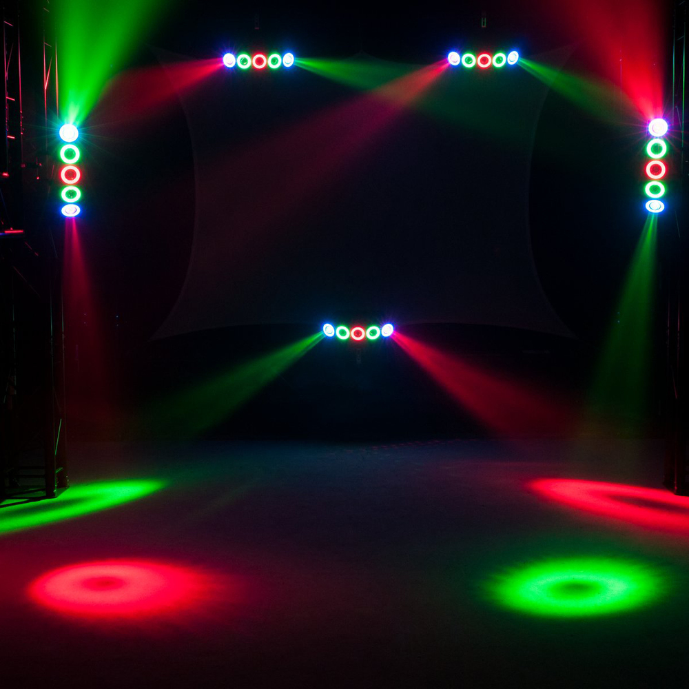 EUROLITE LED HYBRID ΦΩΤΙΣΤΙΚΟ BEAM RGBAW+UV 5X10W+50X0,2W