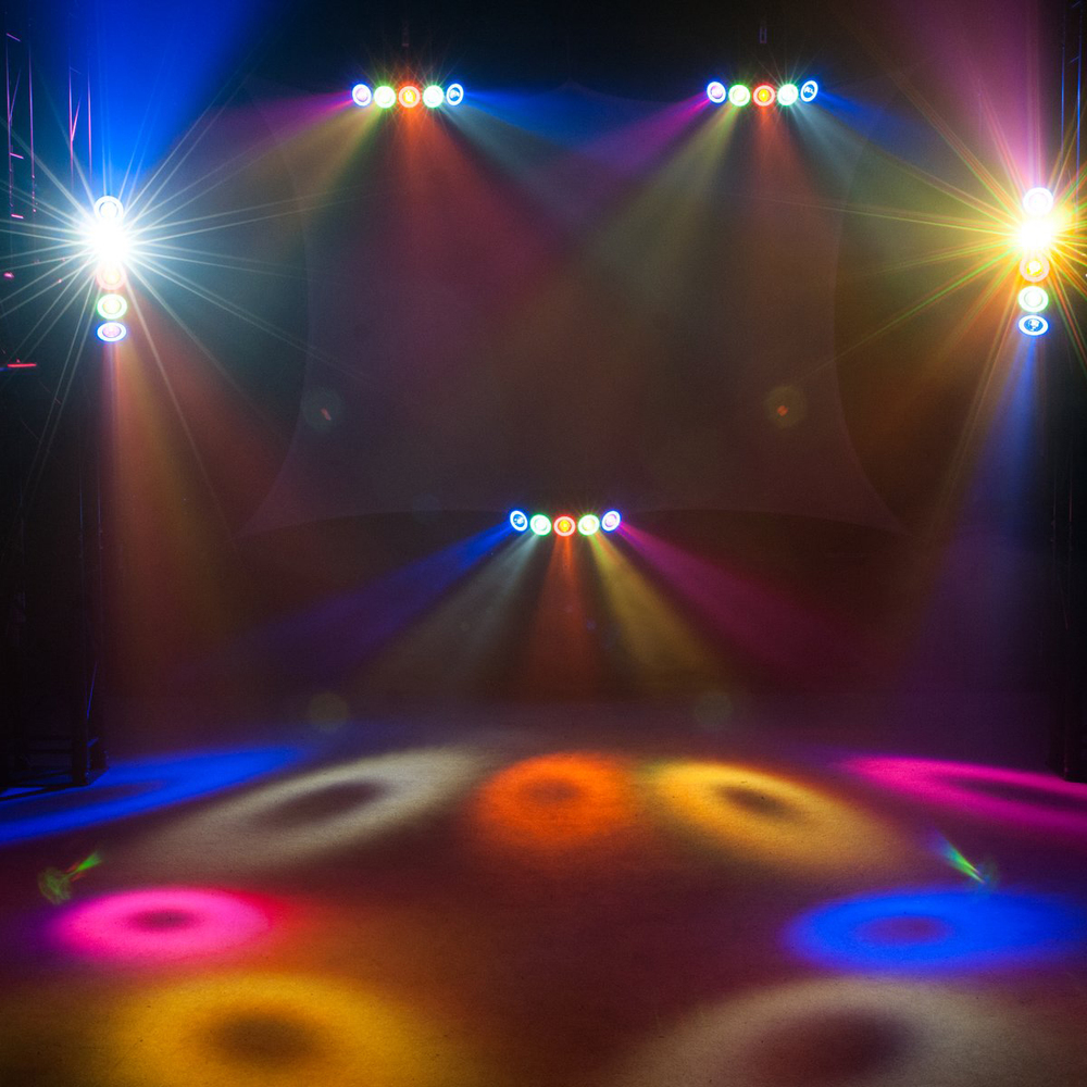 EUROLITE LED HYBRID ΦΩΤΙΣΤΙΚΟ BEAM RGBAW+UV 5X10W+50X0,2W