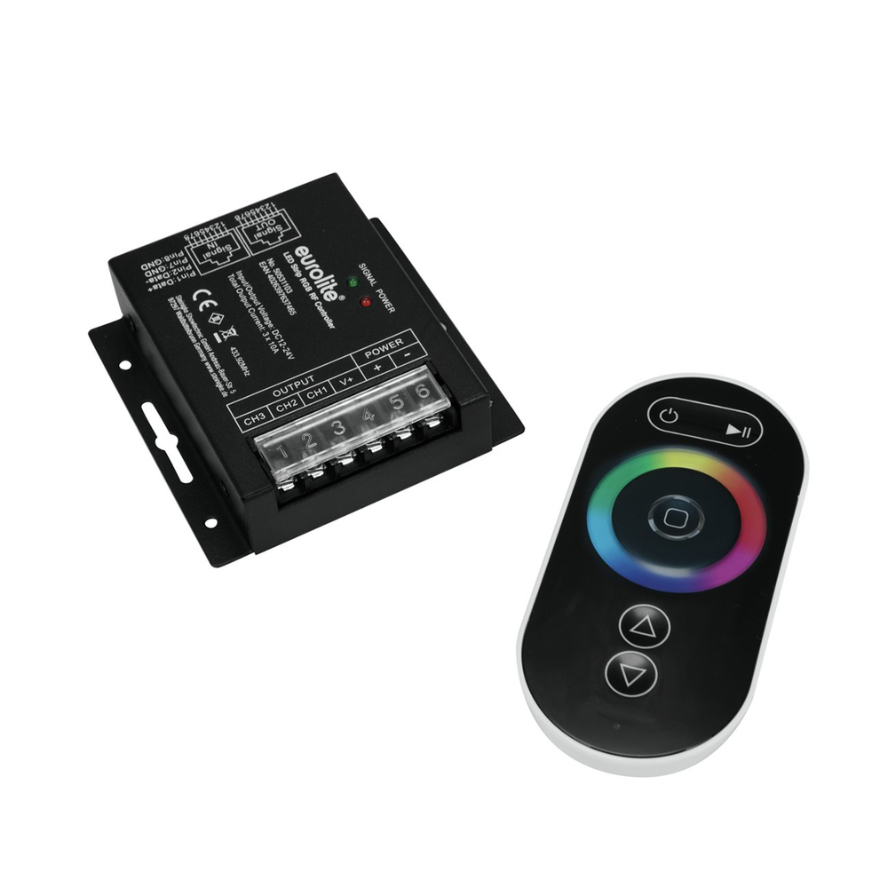 EUROLITE LEC CONTROLLER 3 CHANNELS 12-24V - 10A+REMOTE