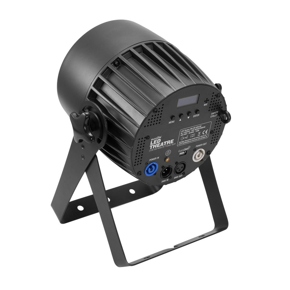 EUROLITE LED Theatre spot with 200 W COB LED, WW/CW