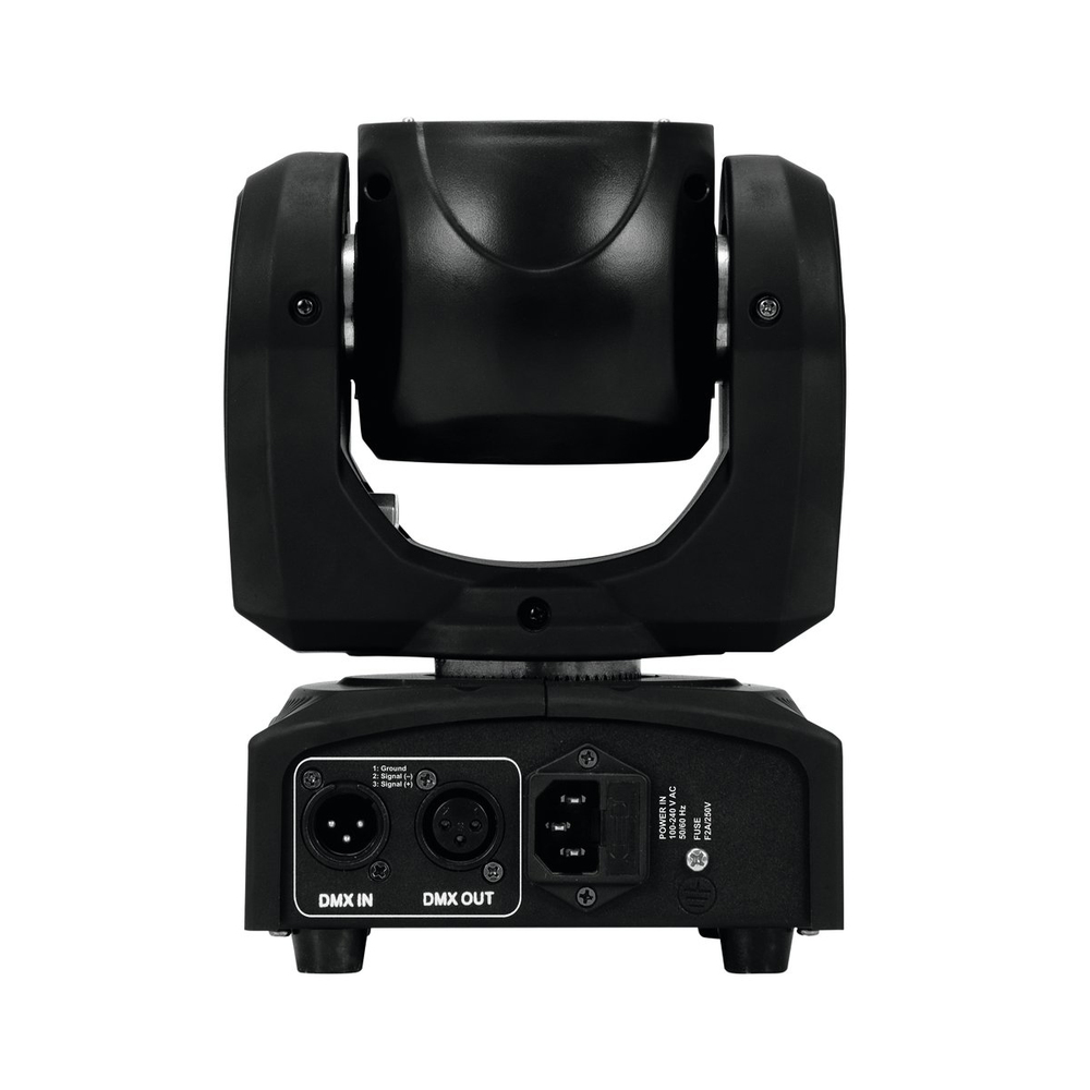 EUROLITE MINI-BEAM WITH 60 W COB LED, RGBW COLOR MIXING AND HYPNO RING IN 4 SEGMENTS