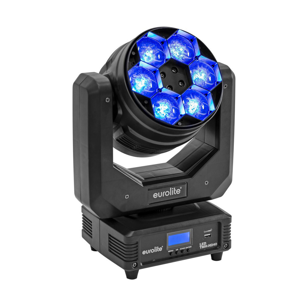 EUROLITE Hybrid moving head with RGBW LEDs, zoom, macros
