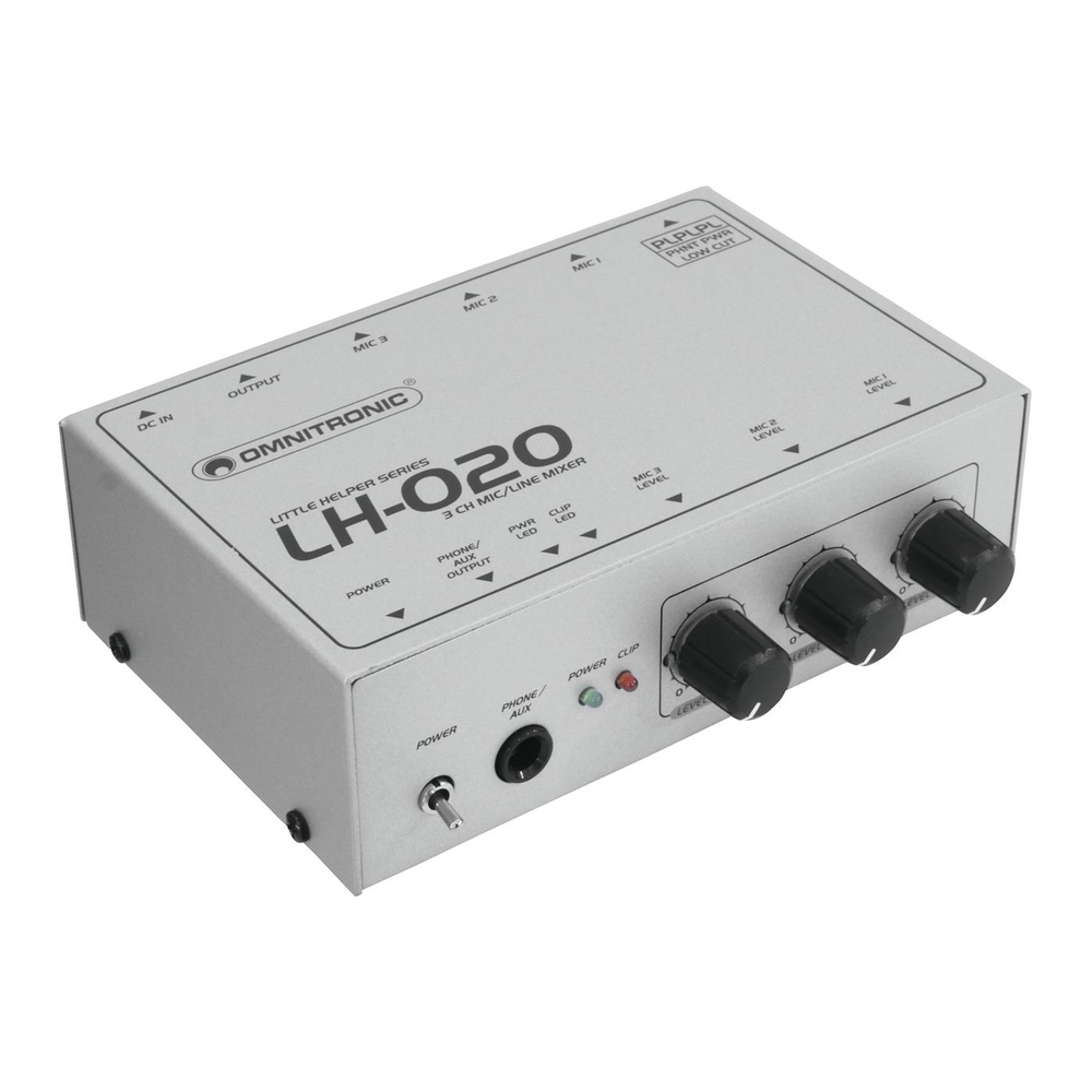 OMNITRONIC 3-CH MIC/LINE MIXER
