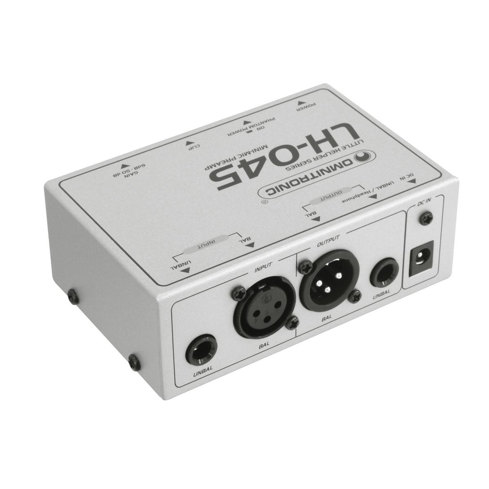 OMNITRONIC ONE CHANNEL MICROPHONE PREAMPLIFIER