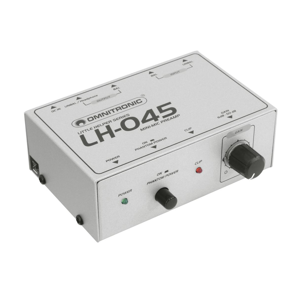 OMNITRONIC ONE CHANNEL MICROPHONE PREAMPLIFIER