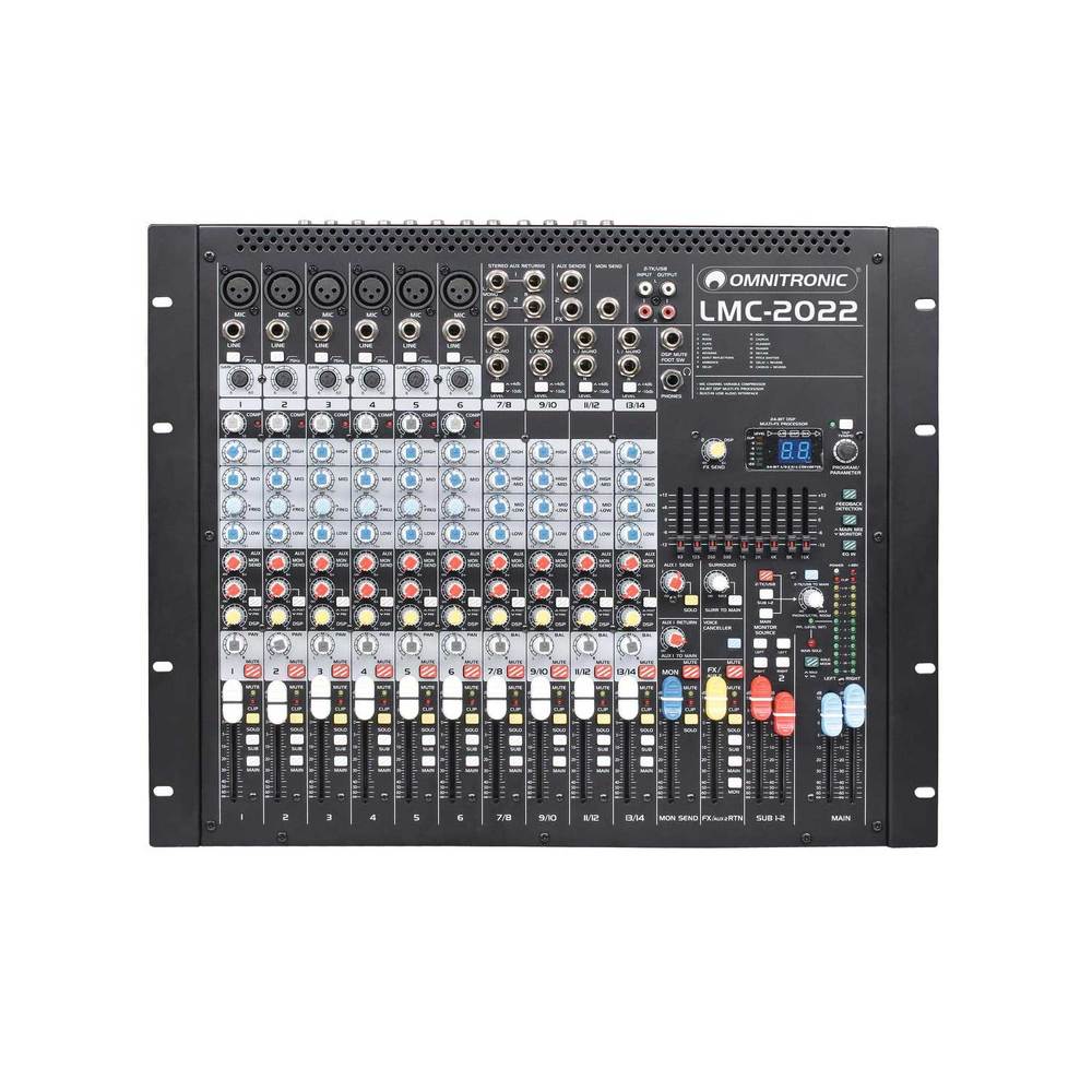 OMNITRONIC ΚΟΝΣΟΛΑ ΜΙΞΗΣ ΜΕ EQ 6MONO/4STEREO AND USB