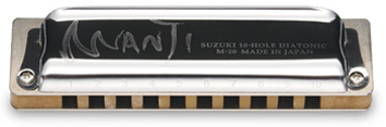 SUZUKI MANJI HARMONICA 10H D NATURAL MAJOR
