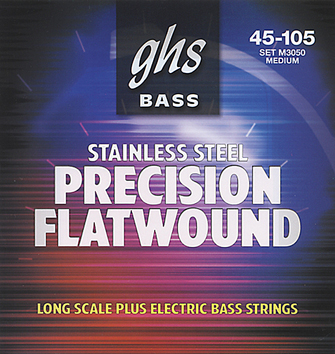 GHS BASS STRINGS PRECISION FLATS 045-105 MEDIUM