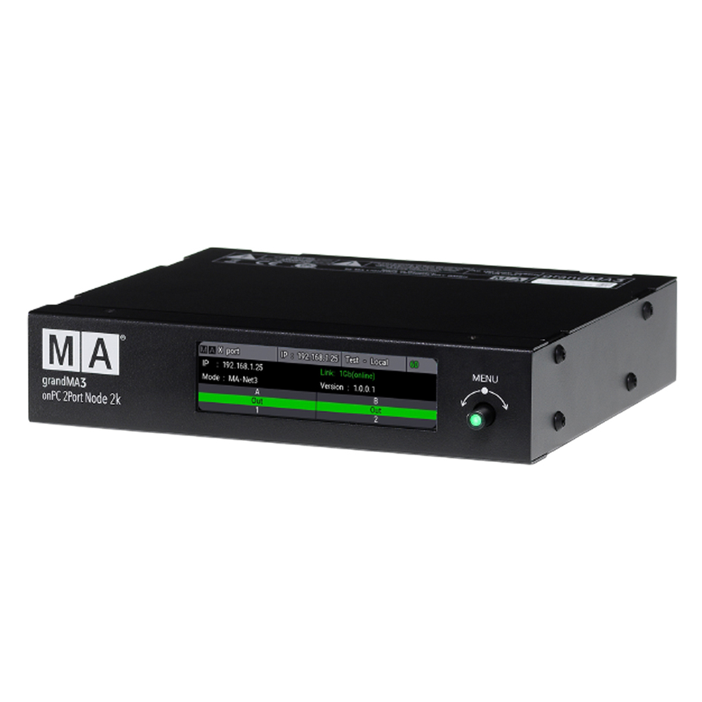 MA LIGHTING MA3 NETWORK TO 2 PORT DMX EXTENDER 2048 PARAMETERS